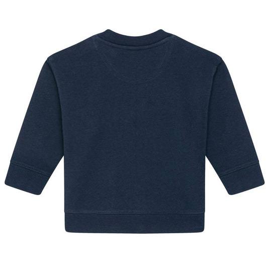 Nö Baby Pullover navy/lime