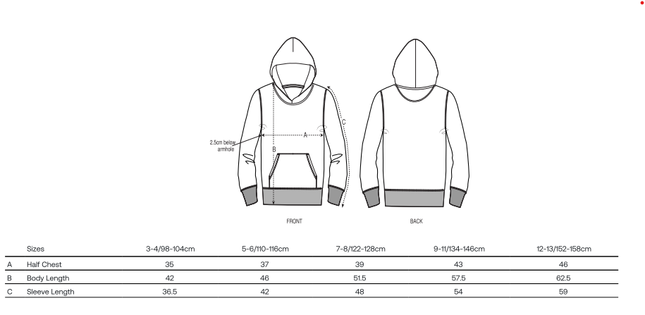 NÖ Kids Hoodie Neon Peach Check