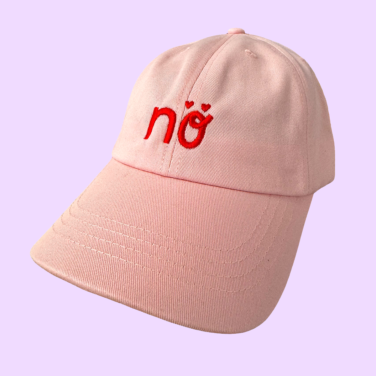 NÖ Cap Herz Powder Pink