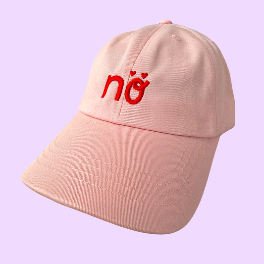NÖ Cap Herz Powder Pink