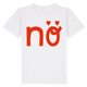 NÖ Kids T-Shirt Herz weiss ROT