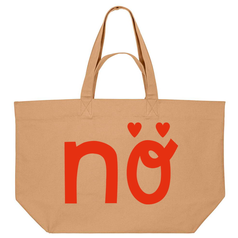 NÖ Shopper Herz coffee ROT