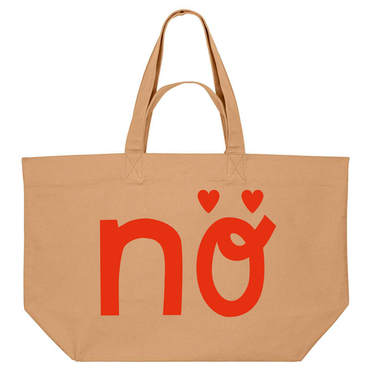 NÖ Shopper Herz coffee ROT