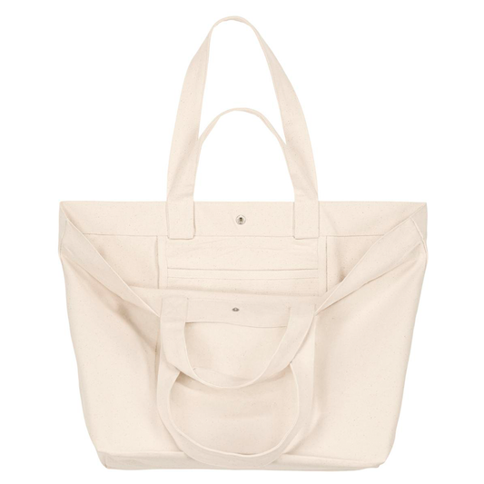 NÖ Shopper Herz natur BLAU